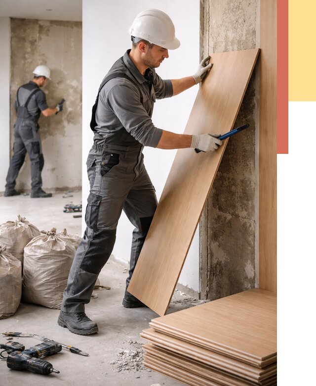 Демонтаж стеновых панелей в Морозовске от 3593 руб. за м² быстро и недорого | ОТДЕЛОЧНИК-Мрз