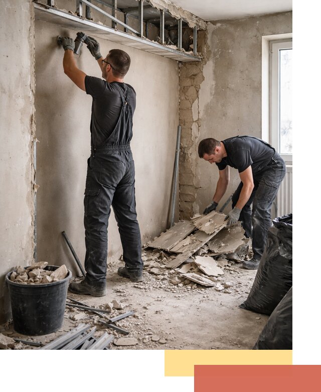 Демонтаж короба из гипсокартона в Морозовске быстро и аккуратно