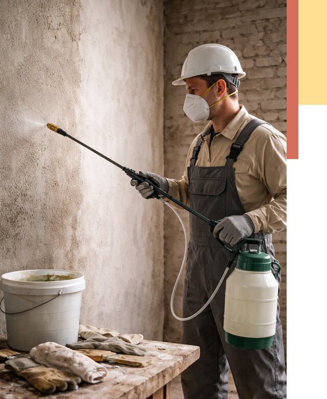 Антисептическая обработка стен в Морозовске от 1232 руб. — быстро и недорого | ОТДЕЛОЧНИК-Мрз