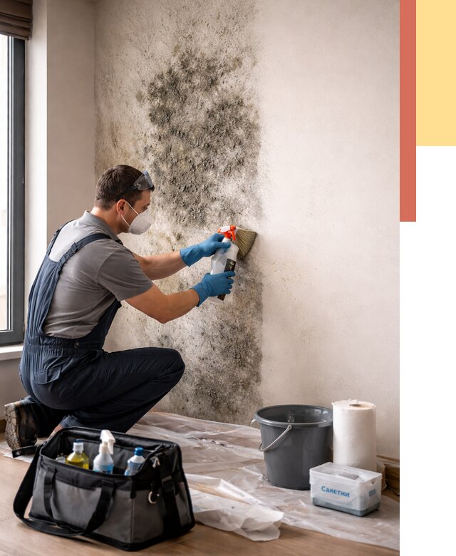 Удаление плесени со стен в Морозовске от 2207 руб. — быстро и недорого | ОТДЕЛОЧНИК-Мрз