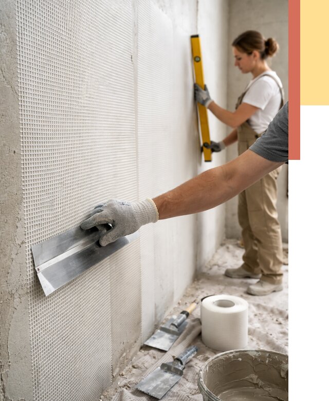 Армирование стен стеклосеткой в Морозовске от 3285 руб. под ключ | ОТДЕЛОЧНИК-Мрз