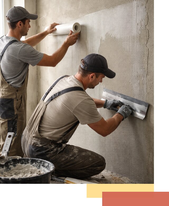 Армирование стен стеклосеткой в Морозовске для прочной отделки