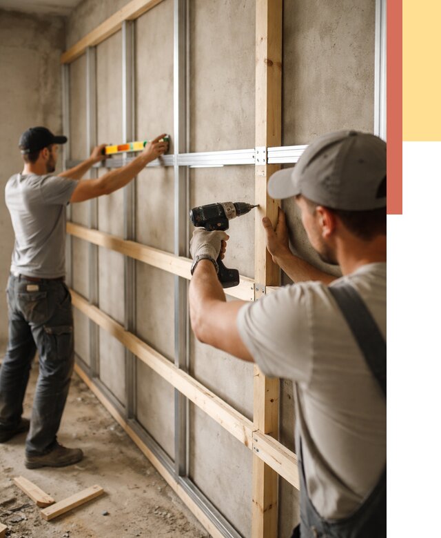 Устройство обрешетки под панели в Морозовске от 2156 руб. — монтаж под ключ | ОТДЕЛОЧНИК-Мрз