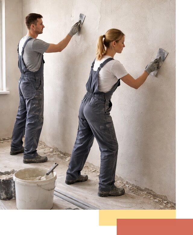 Штукатурка стен под обои в Морозовске профессионально и быстро