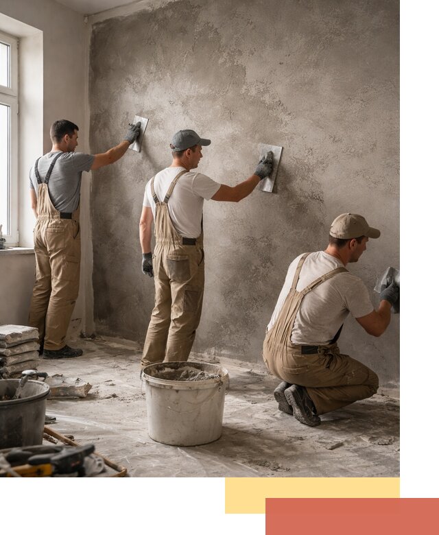 Декоративная штукатурка под бетон в Морозовске для стен и потолков