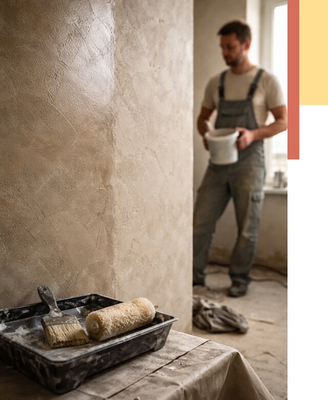 Нанесение воска на штукатурку в Морозовске от 3593 руб. | Услуги ОТДЕЛОЧНИК-Мрз