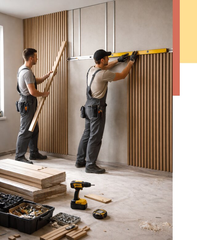 Монтаж реечных панелей на стены в Морозовске от 1232 руб. — быстро и недорого | ОТДЕЛОЧНИК-Мрз