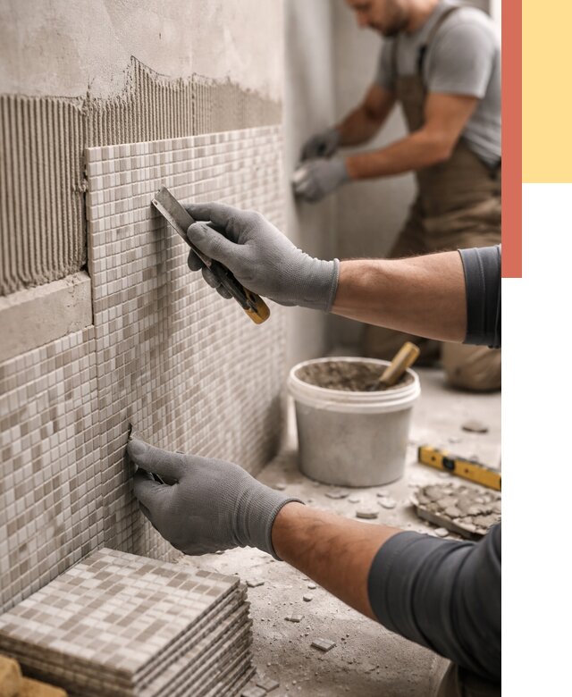 Облицовка стен мозаикой в Морозовске от 3285 руб/м2 — укладка мозаики на стены | ОТДЕЛОЧНИК-Мрз