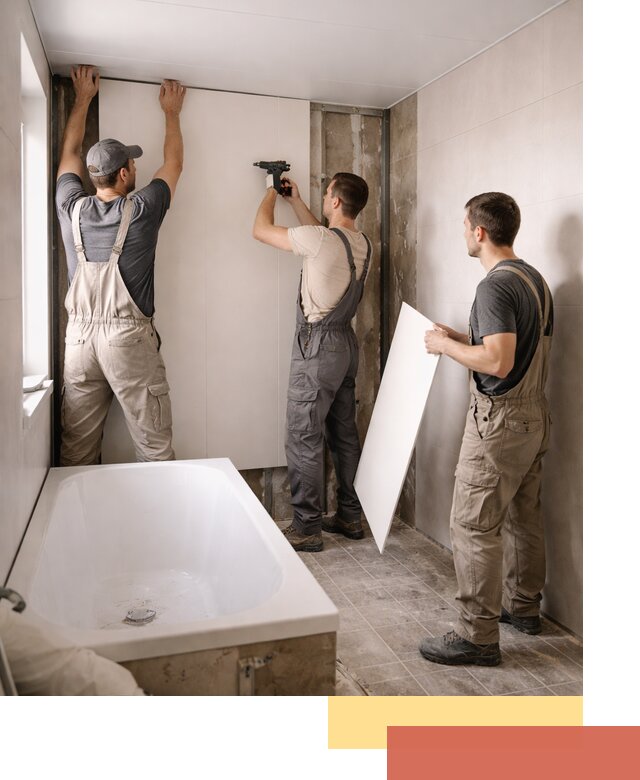 Отделка ванной панели ПВХ профессионально в Морозовске