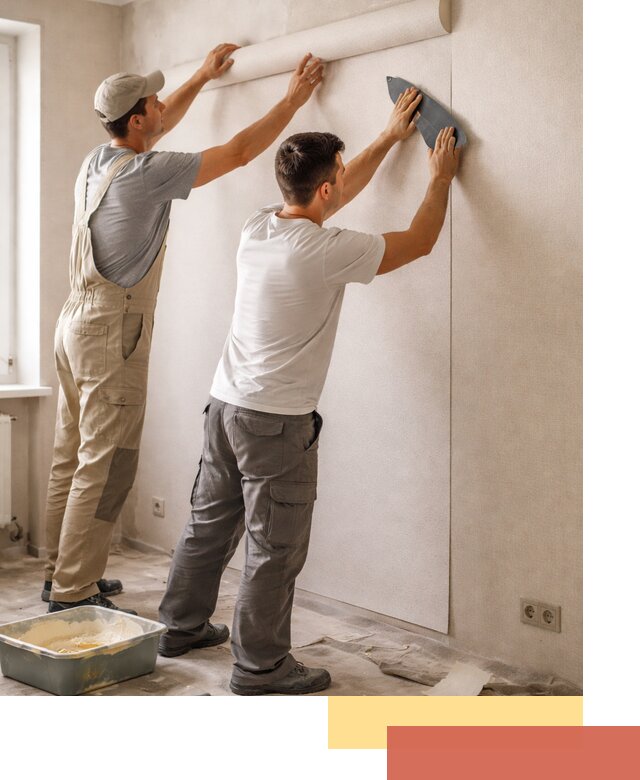 Поклейка виниловых обоев в Морозовске профессионально и качественно