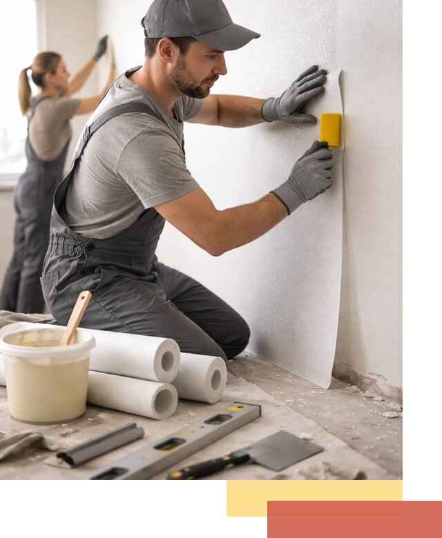 Поклейка стеклообоев профессионально в Морозовске