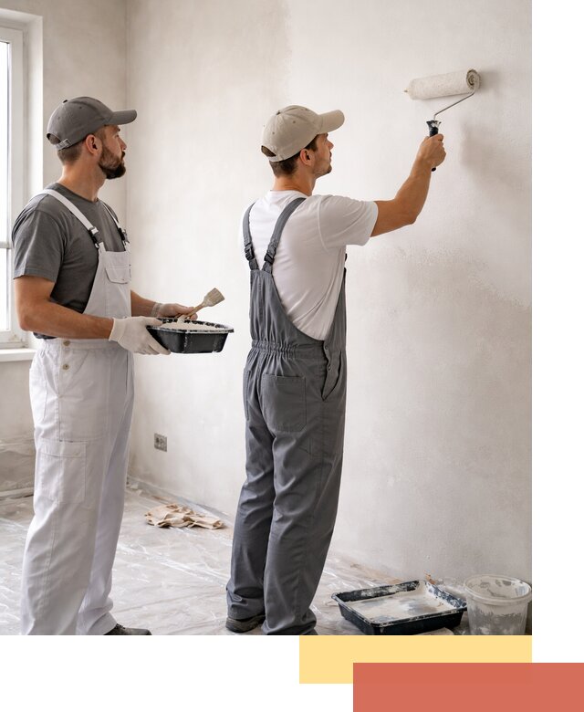 Покраска стен водоэмульсионной краской в Морозовске