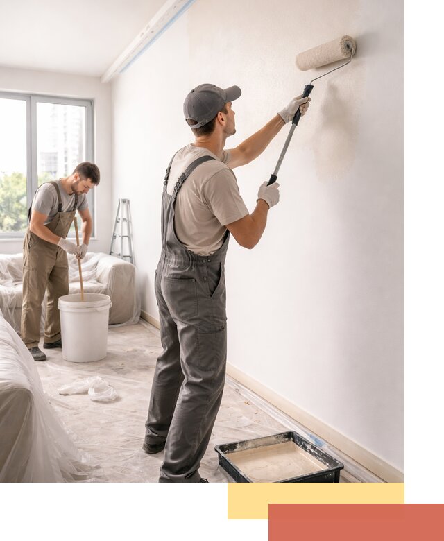 Покраска стен в офисе в Морозовске — быстрый и качественный ремонт