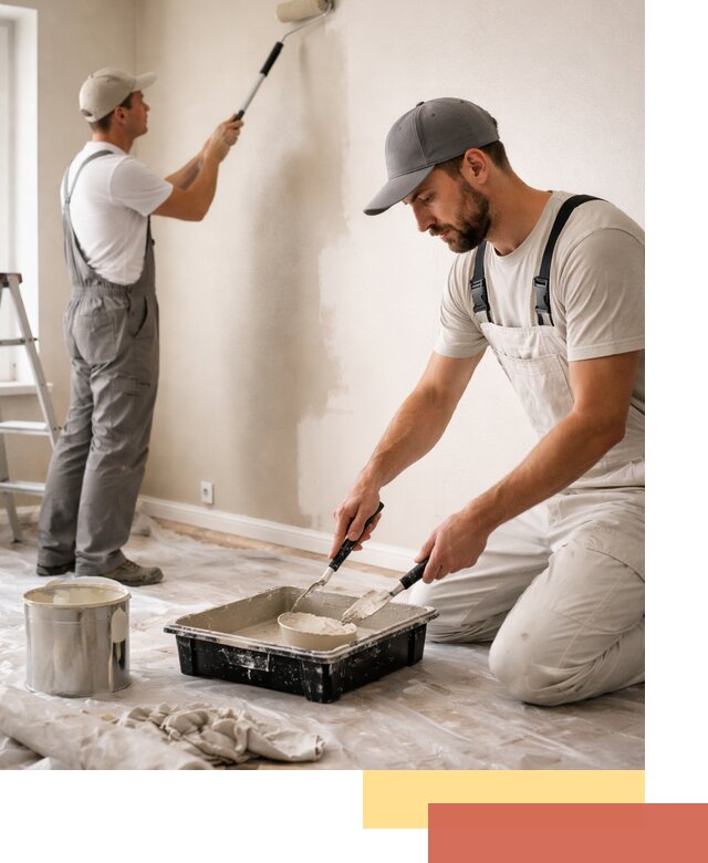 Покраска стен в квартире в Морозовске — профессионально и аккуратно