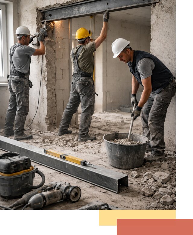 Создание проемов в стенах и несущих конструкциях в Морозовске