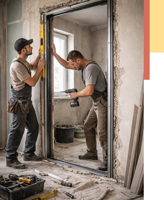 Закладка дверного проема в Морозовске от 3593 руб. — быстро и недорого | ОТДЕЛОЧНИК-Мрз