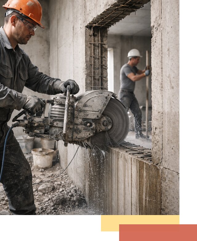 Алмазная резка проемов в Морозовске быстро и точно