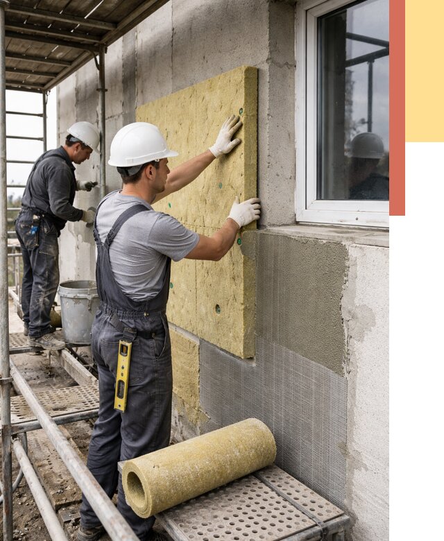 Утепление стен в Морозовске от 4414 руб. под ключ — быстро и недорого | ОТДЕЛОЧНИК-Мрз