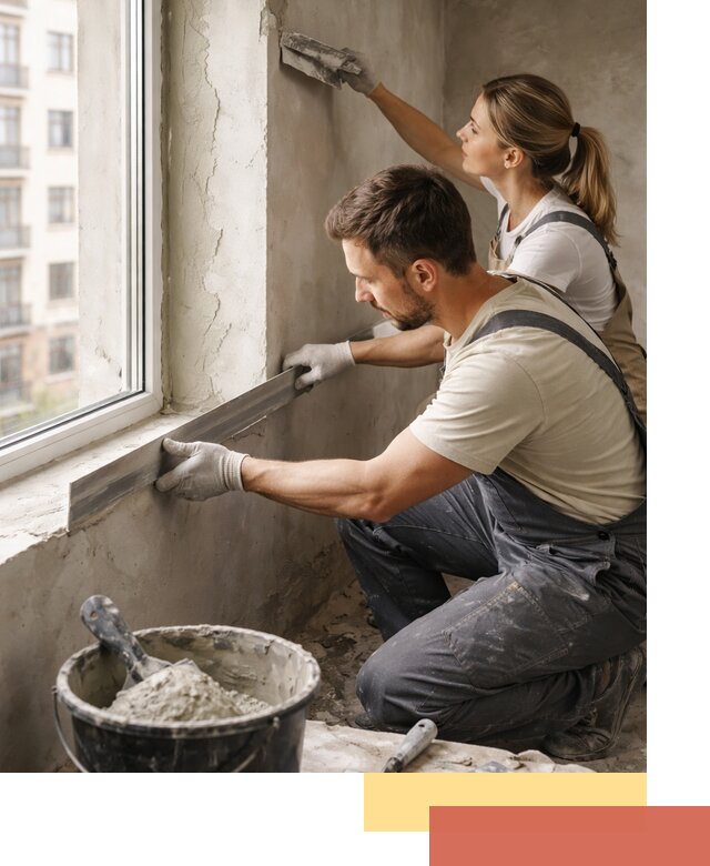 Штукатурка откосов дверей и окон профессионально в Морозовске