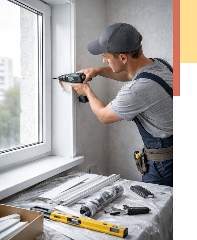 Установка пластиковых откосов в Морозовске от 2310 руб. | ОТДЕЛОЧНИК-Мрз монтаж, быстро и недорого