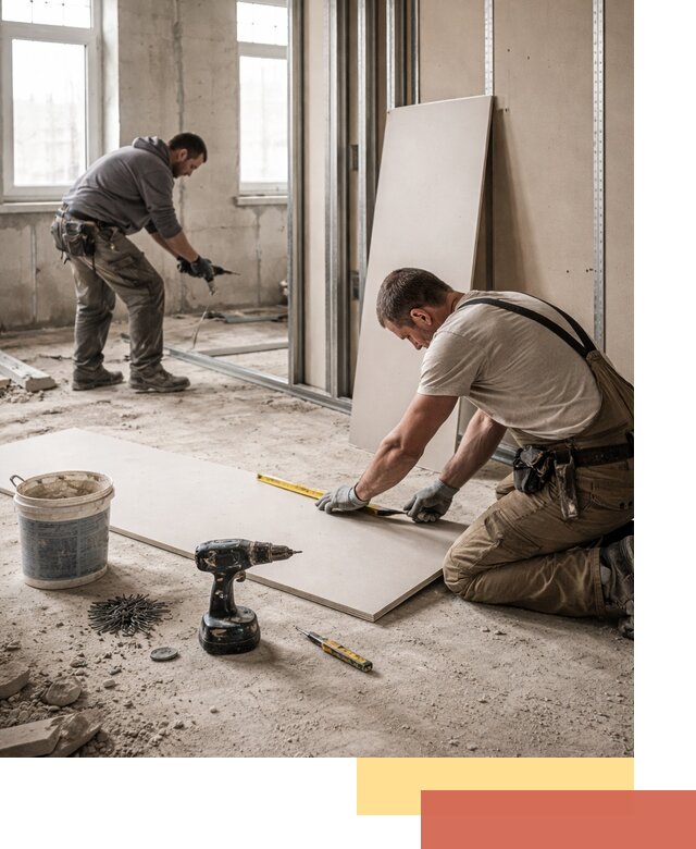 Кладка перегородок из ПГП под ключ в Морозовске