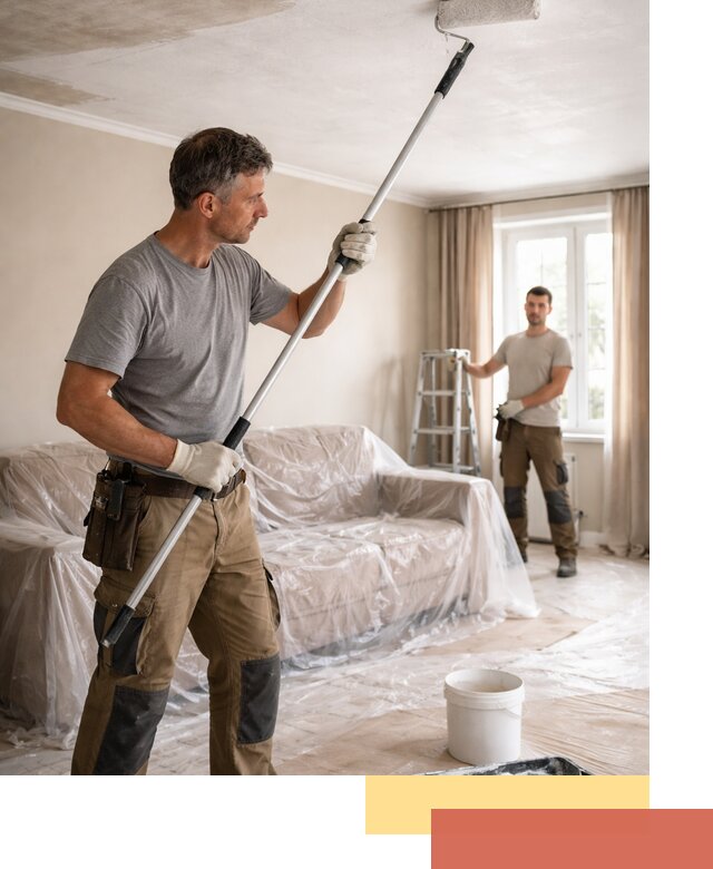 Грунтовка потолка в Морозовске — подготовка под покраску и отделку