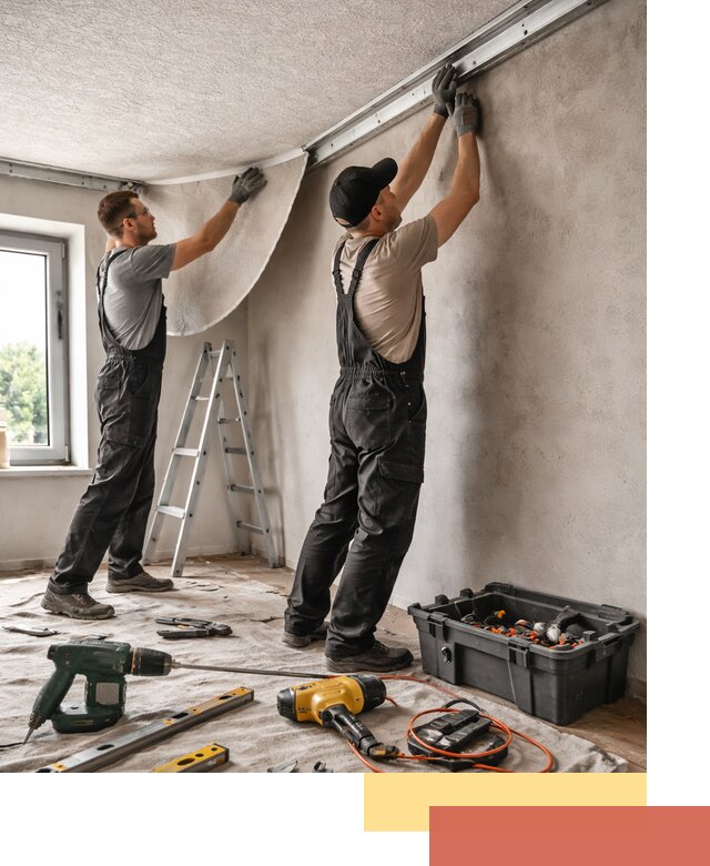 Монтаж фактурного натяжного потолка в Морозовске качественно и быстро