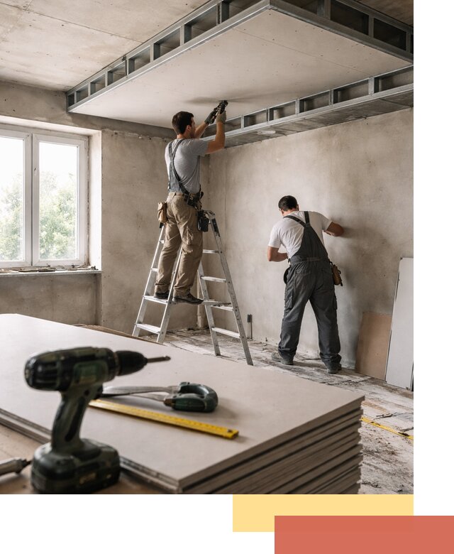 Двухуровневый потолок из гипсокартона в Морозовске