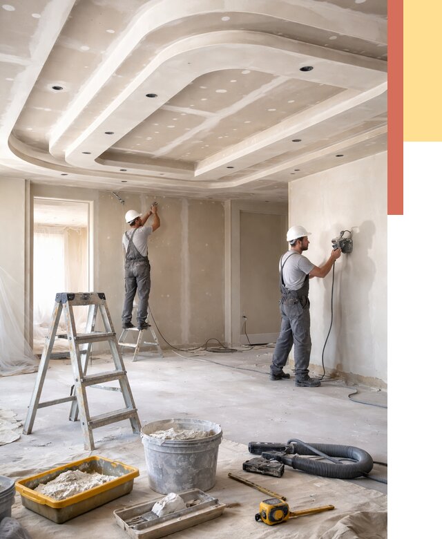 Многоуровневый потолок из гипсокартона в Морозовске от 770 руб. под ключ | ОТДЕЛОЧНИК-Мрз