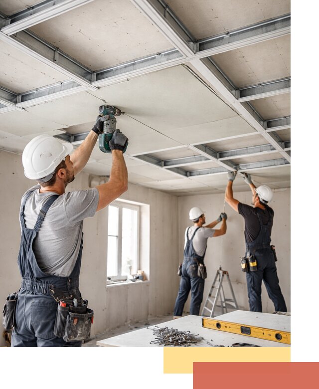 Кессонный потолок из гипсокартона под ключ в Морозовске