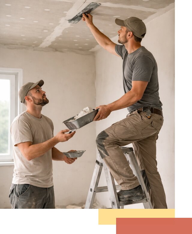 Шпаклевка потолка из гипсокартона в Морозовске качественно и быстро