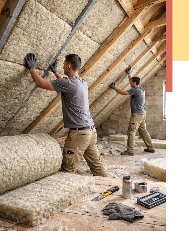 Утепление потолка минватой в Морозовске от 1489 руб. — быстро и недорого | ОТДЕЛОЧНИК-Мрз