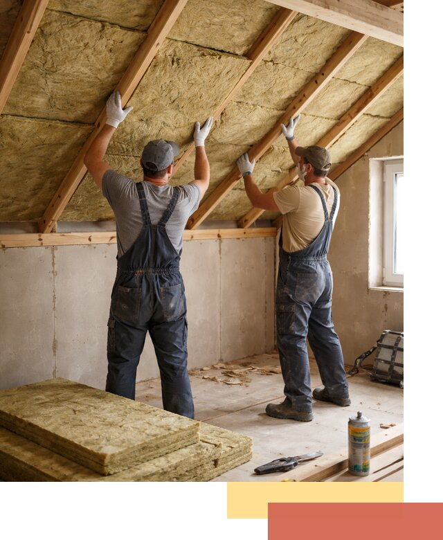 Утепление потолка минеральной ватой в Морозовске