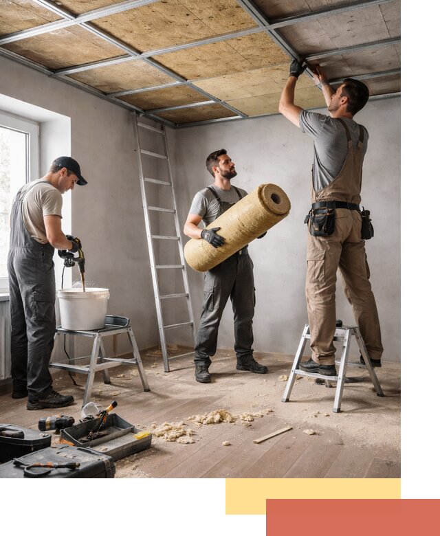 Шумоизоляция потолка в Морозовске: профессиональный монтаж и отделка