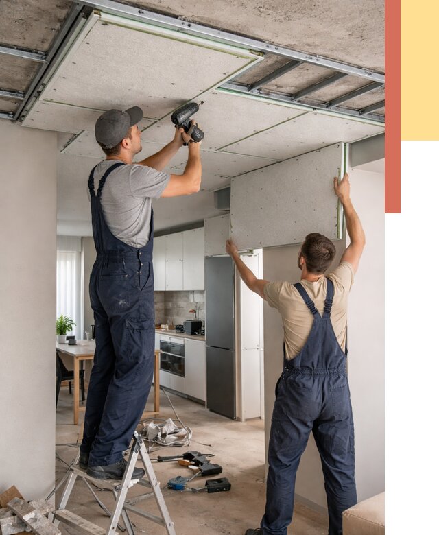 Шумоизоляция потолка панелями зипс в Морозовске от 1899 руб. под ключ | ОТДЕЛОЧНИК-Мрз